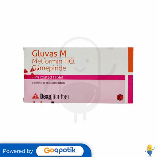 GLUVAS M 2/500 MG BOX 30 TABLET