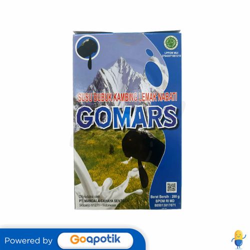 GOMARS SUSU KAMBING LEMAK NABATI 200 GRAM BOX