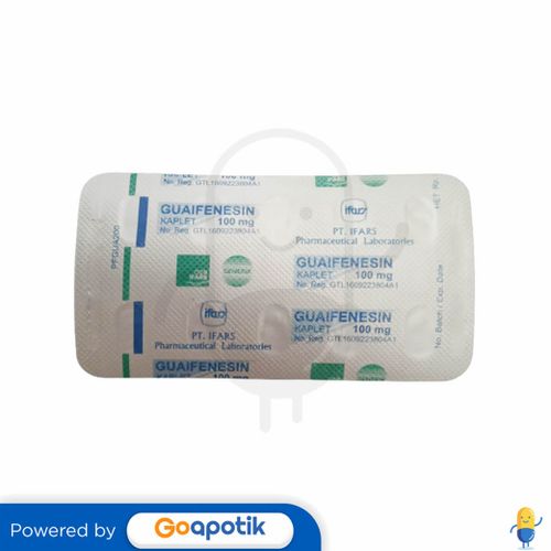 GUAIFENESIN IFARS 100 MG BLISTER 10 KAPLET
