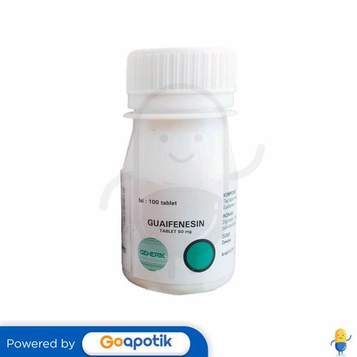 GUAIFENESIN IMFARMIND 100 MG BOTOL 100 TABLET