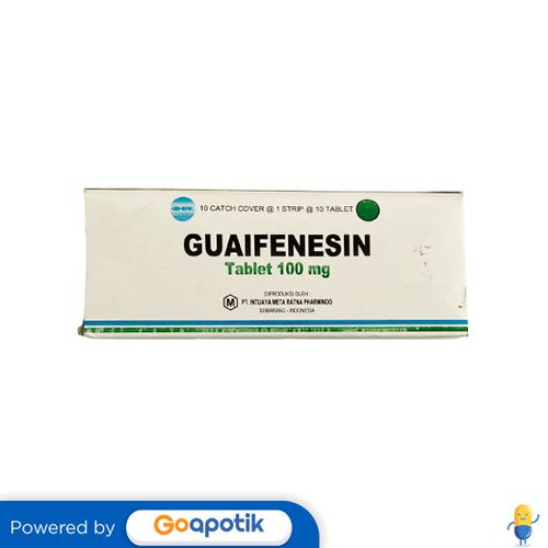 GUAIFENESIN INTIJAYA 100 MG BOX 100 TABLET