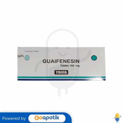 GUAIFENESIN TRIFA 100 MG BOX 100 TABLET