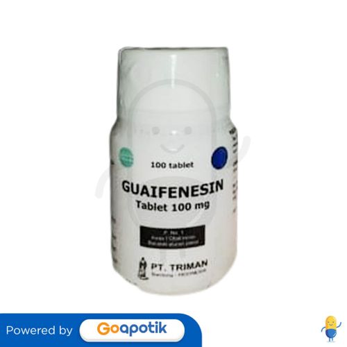 GUAIFENESIN TRIMAN 100 MG TABLET