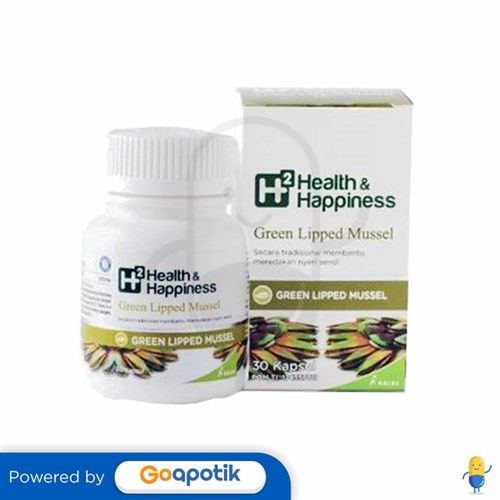 H2 HEALTH & HAPPINESS GREEN LIPPED MUSSEL BOTOL 30 KAPSUL