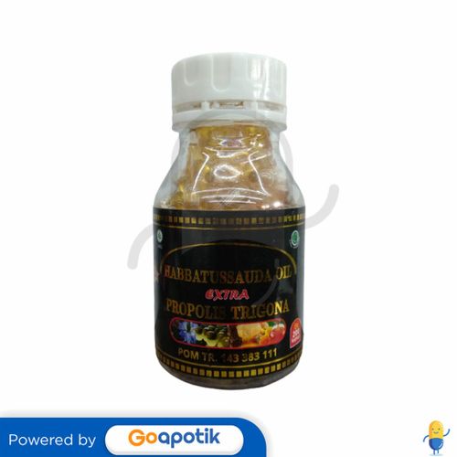 HABBATUSSAUDA OIL EXTRA PROPOLIS TRIGONA JOGJA NATURAL BOTOL 200 KAPSUL