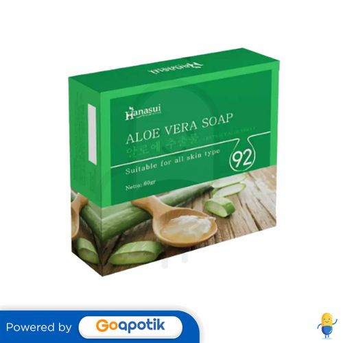 HANASUI ALOE VERA SOAP 60 GRAM