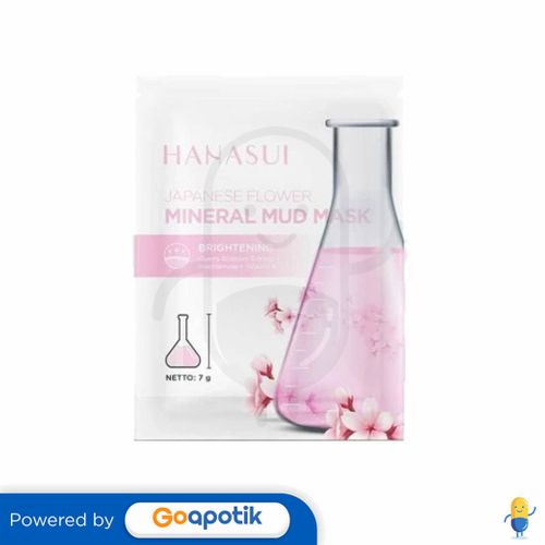 HANASUI MINERAL MUD MASK JAPANESE FLOWER 7 GRAM SACHET