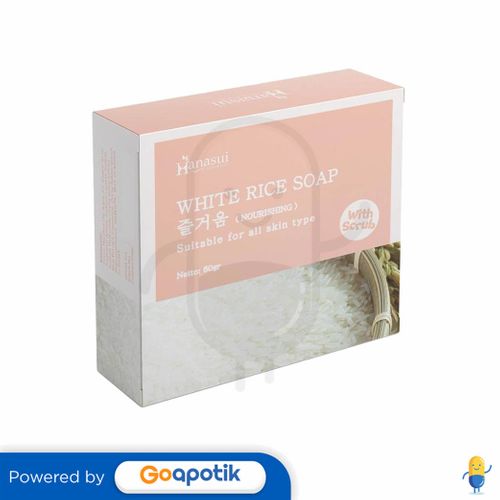 HANASUI WHITE RICE SOAP 60 GRAM