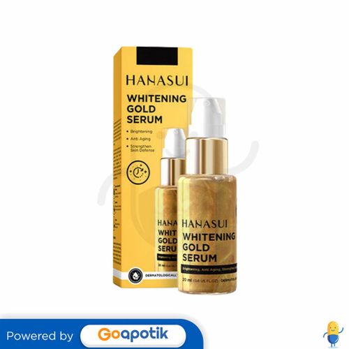 HANASUI WHITENING GOLD SERUM 20 ML BOTOL