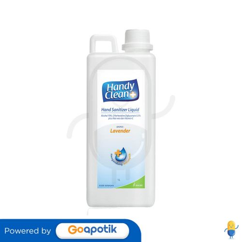 HANDY CLEAN PLUS HAND SANITIZER LAVENDER 1 LITER BOTOL