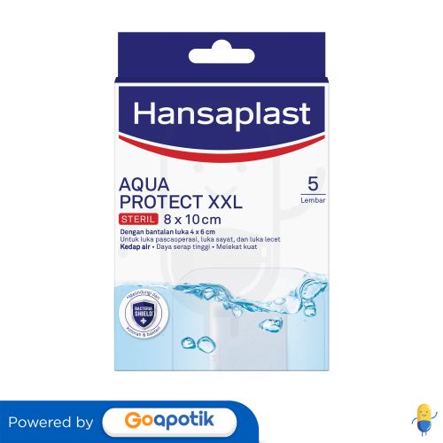 HANSAPLAST AQUA PROTECT XXL STERIL 8 X 10 CM BOX 5 PLESTER