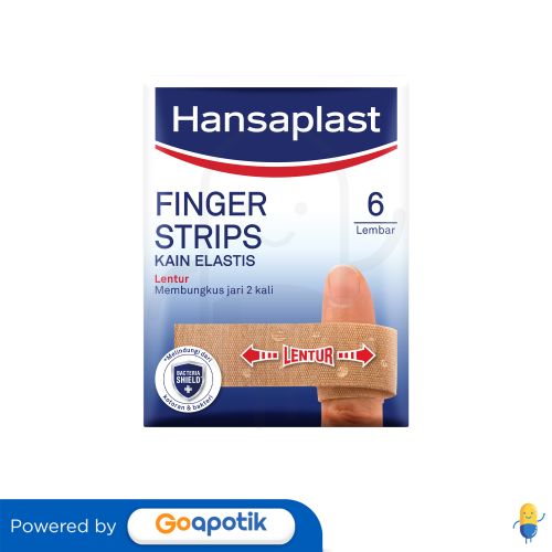 HANSAPLAST KAIN ELASTIS FINGER STRIPS PACK 6 LEMBAR