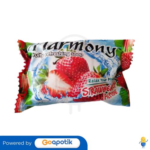 HARMONY FRUITY REFRESHING SOAP STRAWBERRY ALPINE 70 GRAM