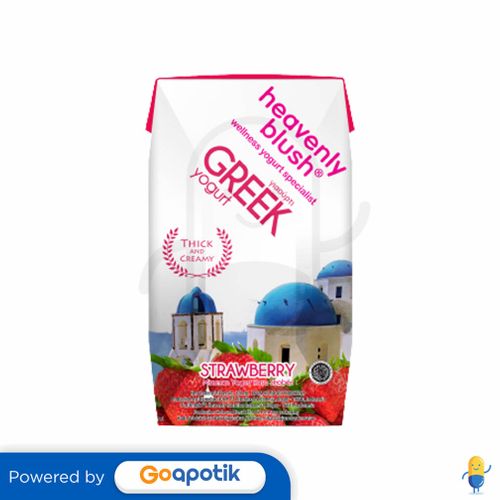 HEAVENLY BLUSH GREEK STRAWBERRY 200 ML PACK 4 PCS