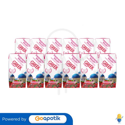 HEAVENLY BLUSH GREEK CLASSIC STRAWBERRY 200 ML PACK ISI 12 PCS