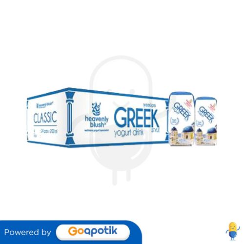 HEAVENLY BLUSH GREEK GLASSIC 200ML BOX ISI 24 PCS