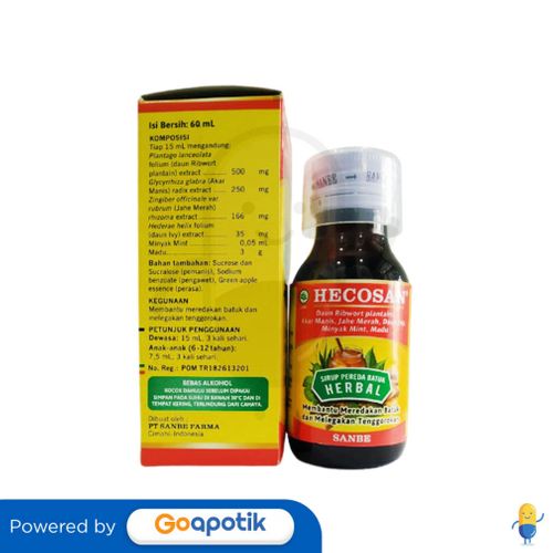 HECOSAN SYRUP ISI 60 ML BOTOL