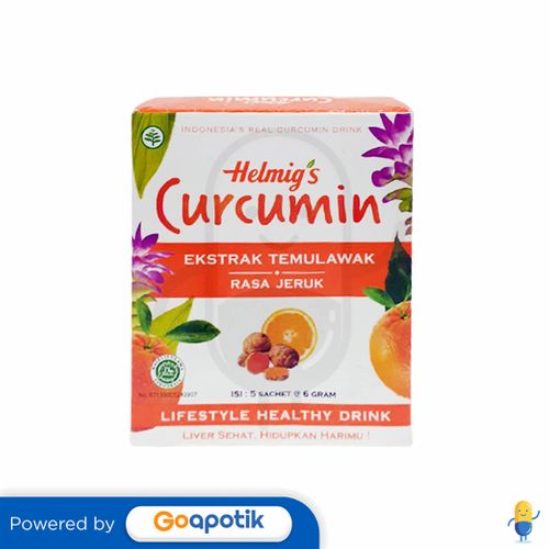 HELMIG'S CURCUMIN RASA JERUK 6 GRAM BOX 5 SACHET