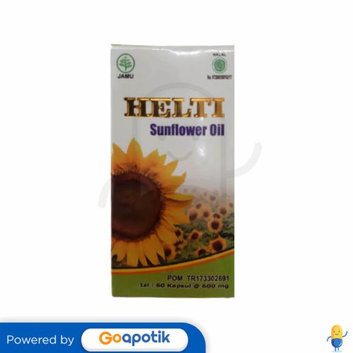 HELTI SUNFLOWER OIL BOTOL 60 KAPSUL