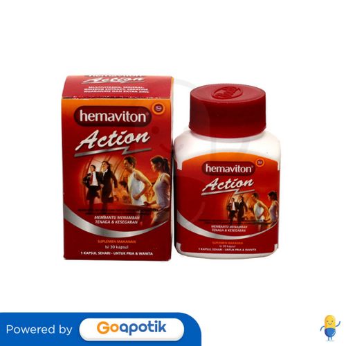 HEMAVITON ACTION BOTOL 30 KAPSUL