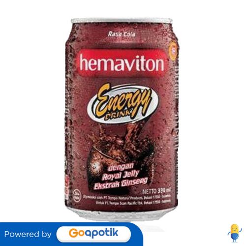 HEMAVITON ENERGY DRINK RASA COLA 330 ML