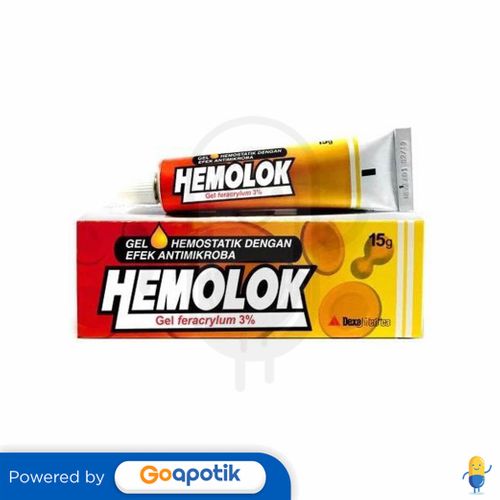 HEMOLOK 1% GEL TUBE 15 GRAM