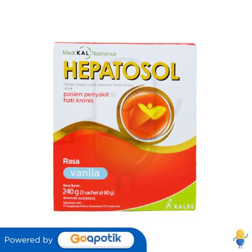 HEPATOSOL RASA VANILA 240 GRAM BOX