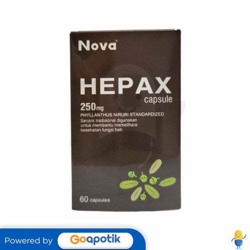 HEPAX 250 MG BOTOL 60 KAPSUL