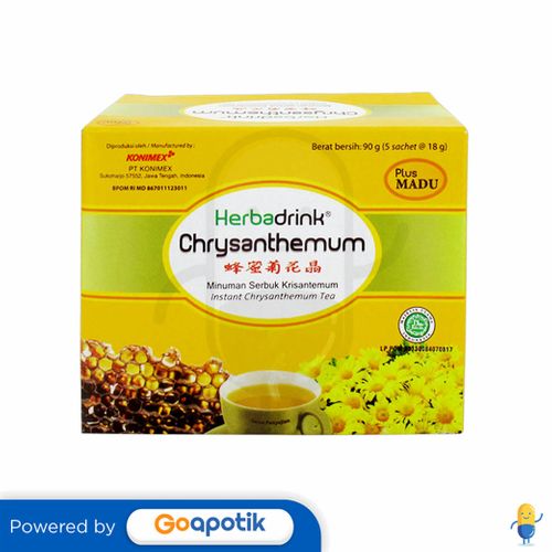 HERBADRINK CHRYSANTHEMUM 18 GRAM BOX 5 SACHET