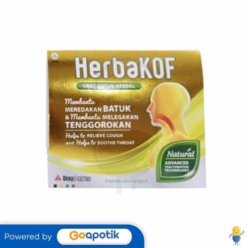 HERBAKOF STRIP 6 TABLET / OBAT BATUK HERBAL