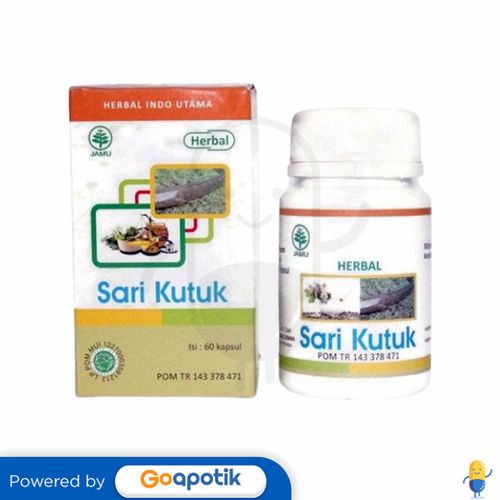 HERBAL INDO UTAMA SARI KUTUK BOTOL 60 KAPSUL