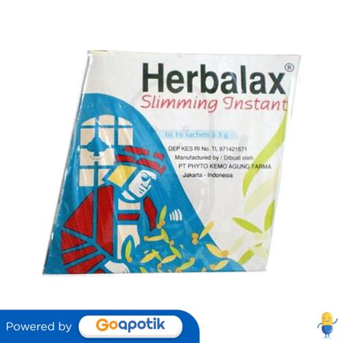 HERBALAX SLIMMING INSTAN BOX 16 SACHET