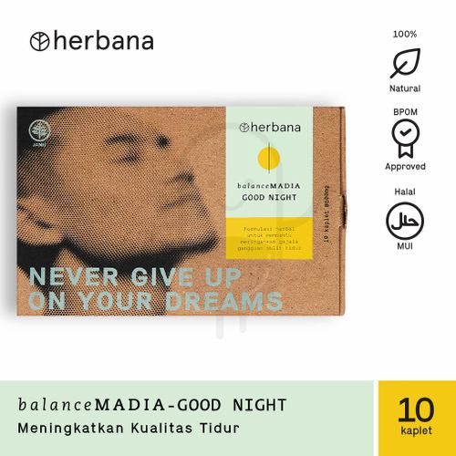 HERBANA BALANCE MADIA GOOD NIGHT BOX 10 KAPLET Kegunaan, Efek Samping