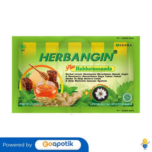 HERBANGIN PLUS HABBATUSSAUDA 15 ML SACHET