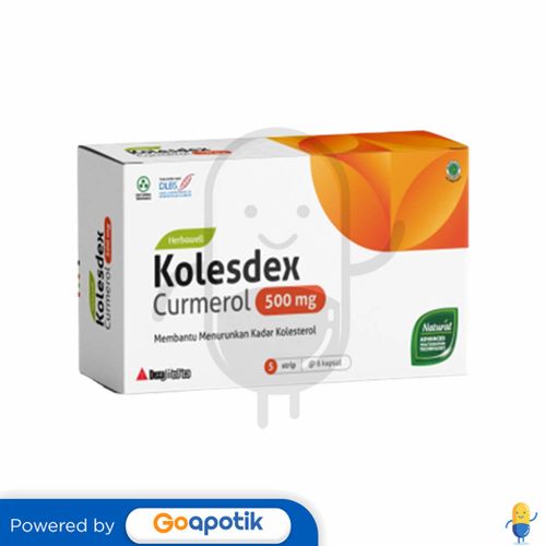 HERBAWELL KOLESDEX 500 MG BOX 30 KAPSUL