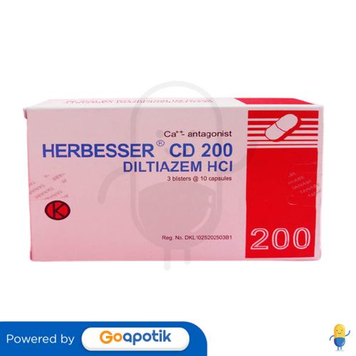 HERBESSER CD 200 MG BOX 30 TABLET