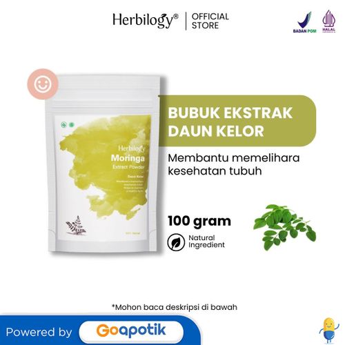 HERBILOGY MORINGA (DAUN KELOR) PACK 100 GRAM