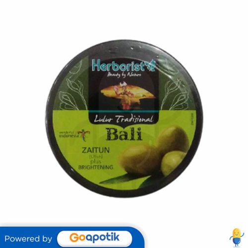 HERBORIST LULUR TRADISIONAL BALI ZAITUN PLUS WHITENING 100 GRAM POT