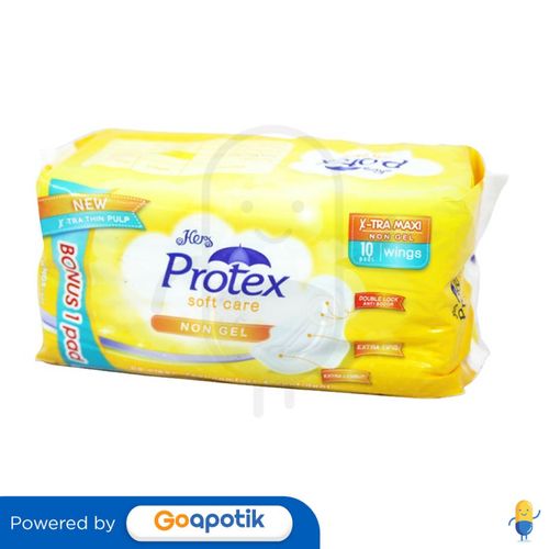 HERS PROTECT SOFT CARE NON GEL EXTRA MAXI WINGS 10 PCS