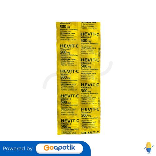 HEVIT-C 500 MG STRIP 10 TABLET