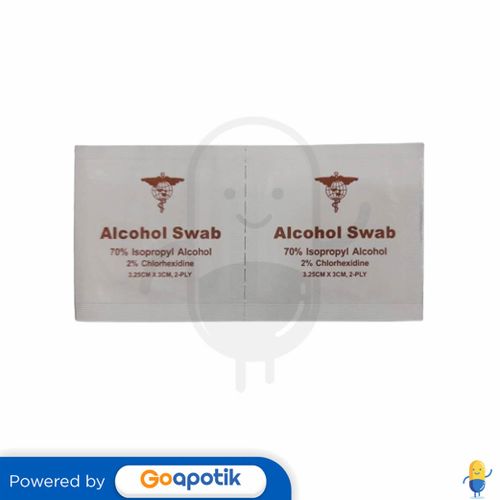 HEXA CARE ALCOHOL SWAB 2 PLY PIECE