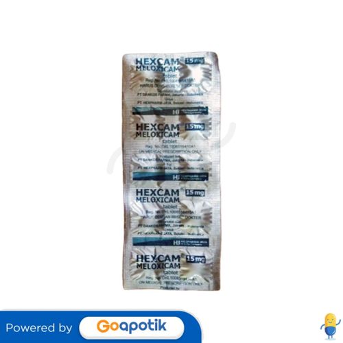 HEXCAM 15 MG STRIP 10 TABLET