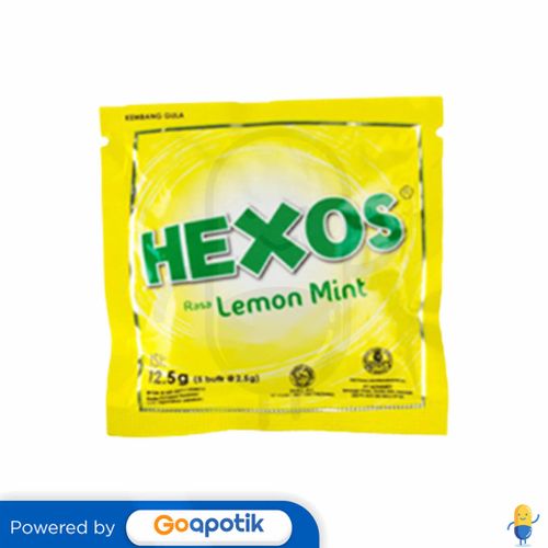 HEXOS RASA LEMON MINT SACHET 5 BUTIR