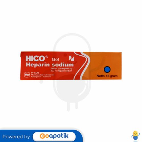 HICO GEL 15 GRAM TUBE MERAH