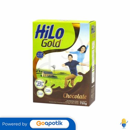 HILO GOLD SUSU BUBUK RASA COKLAT 750 GRAM BOX