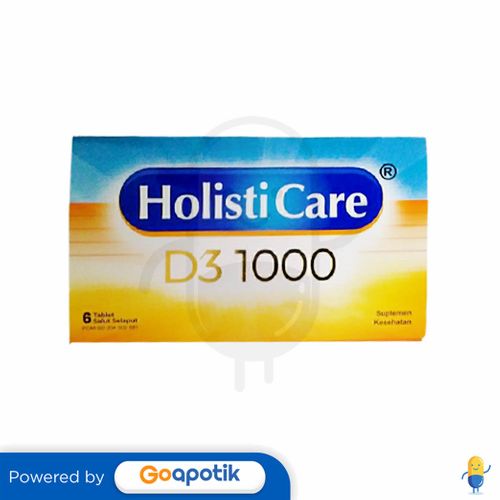 HOLISTICARE D3 1000 STRIP 6 TABLET