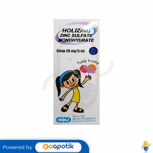 HOLIZINC 20 MG/ 5 ML SYRUP 60 ML