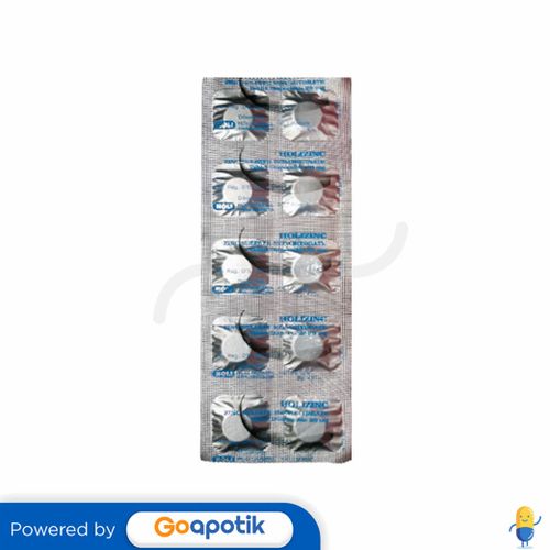 HOLIZINC 20 MG STRIP 10 TABLET