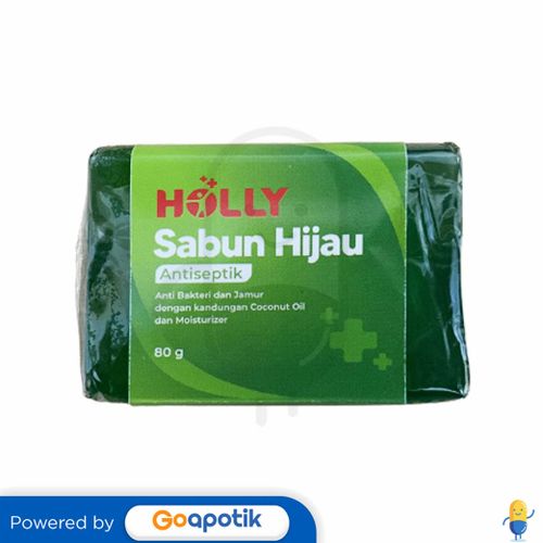 HOLLY SABUN HIJAU ANTISEPTIK 80 GRAM