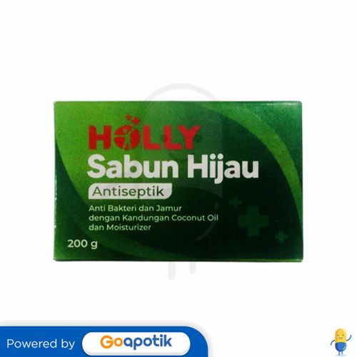 HOLLY SABUN HIJAU ANTISEPTIK PACK 200 GRAM